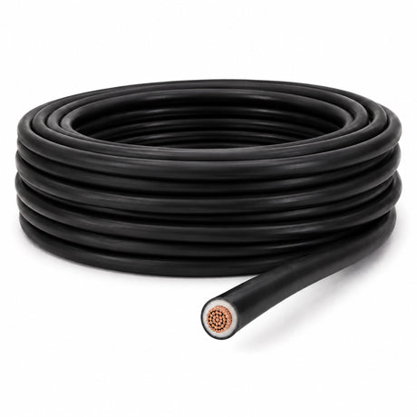 OEX 8 B&S black single core battery cable 30 metre roll