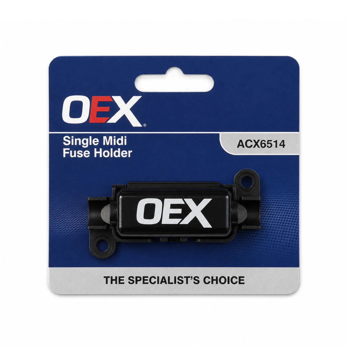OEX single MIDI fuse holder ACX6514 front packaging
