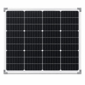 Powertech 12V 80W monocrystalline solar panel with aluminium frame and MC4 style connector for suitable auxiliary power systems