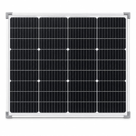Powertech 12V 80W monocrystalline solar panel with aluminium frame and MC4 style connector for suitable auxiliary power systems