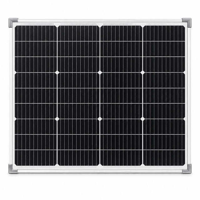 Powertech 12V 80W monocrystalline solar panel with aluminium frame and MC4 style connector for suitable auxiliary power systems