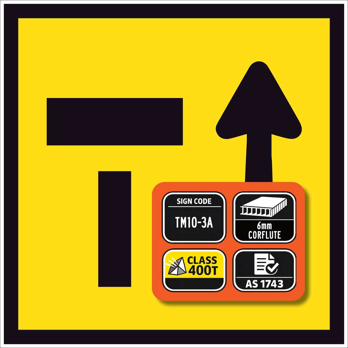 Left Lane of 2 Lanes Closed (SYM) TM10-3A