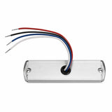 U30-6 ultra-slim LED warning light head, rear view of the aluminium housing showing the wiring exit point