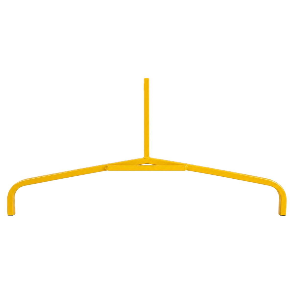 Curved traffic sign frame leg shown on a white background highlighting the 20 x 20mm SHS steel construction and curved leg ends
